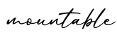 单词mountable书写