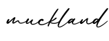 单词muckland书写