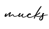 单词mucks书写