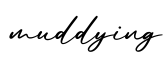 单词muddying书写
