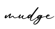 单词mudge书写