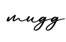 单词mugg书写