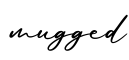 单词mugged书写