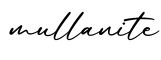 单词mullanite书写