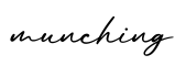 单词munching书写