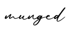 单词munged书写