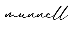 单词munnell书写