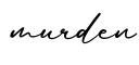 单词murden书写