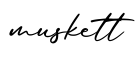 单词muskett书写