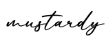 单词mustardy书写