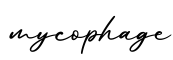 单词mycophage书写
