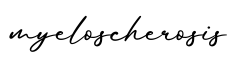 单词myeloscherosis书写