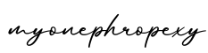 单词myonephropexy书写
