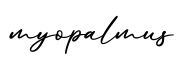 单词myopalmus书写