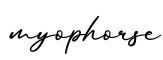 单词myophorse书写