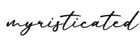 单词myristicated书写