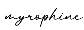 单词myrophine书写