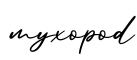 单词myxopod书写