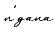 单词n'gana书写