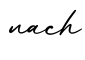 单词nach书写
