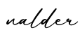 单词nalder书写