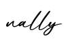 单词nally书写