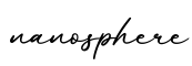 单词nanosphere书写