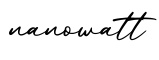 单词nanowatt书写