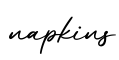 单词napkins书写