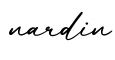 单词nardin书写