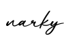 单词narky书写