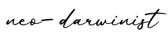 单词neo-darwinist书写