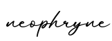 单词neophryne书写