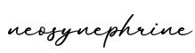 单词neosynephrine书写