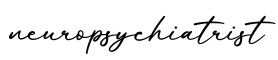 单词neuropsychiatrist书写