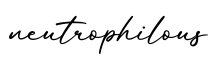 单词neutrophilous书写