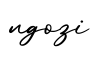 单词ngozi书写