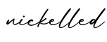 单词nickelled书写