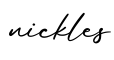 单词nickles书写