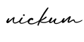 单词nickum书写