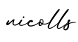 单词nicolls书写
