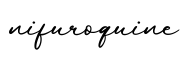 单词nifuroquine书写