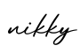 单词nikky书写