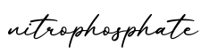 单词nitrophosphate书写
