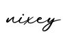 单词nixey书写