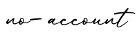 单词no-account书写