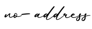 单词no-address书写