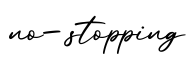 单词no-stopping书写