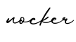 单词nocker书写