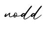 单词nodd书写